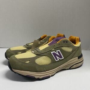 New Balance 993 Made in USA Olive Leaf Maize Teddy Santis U993OL Size 8 Green